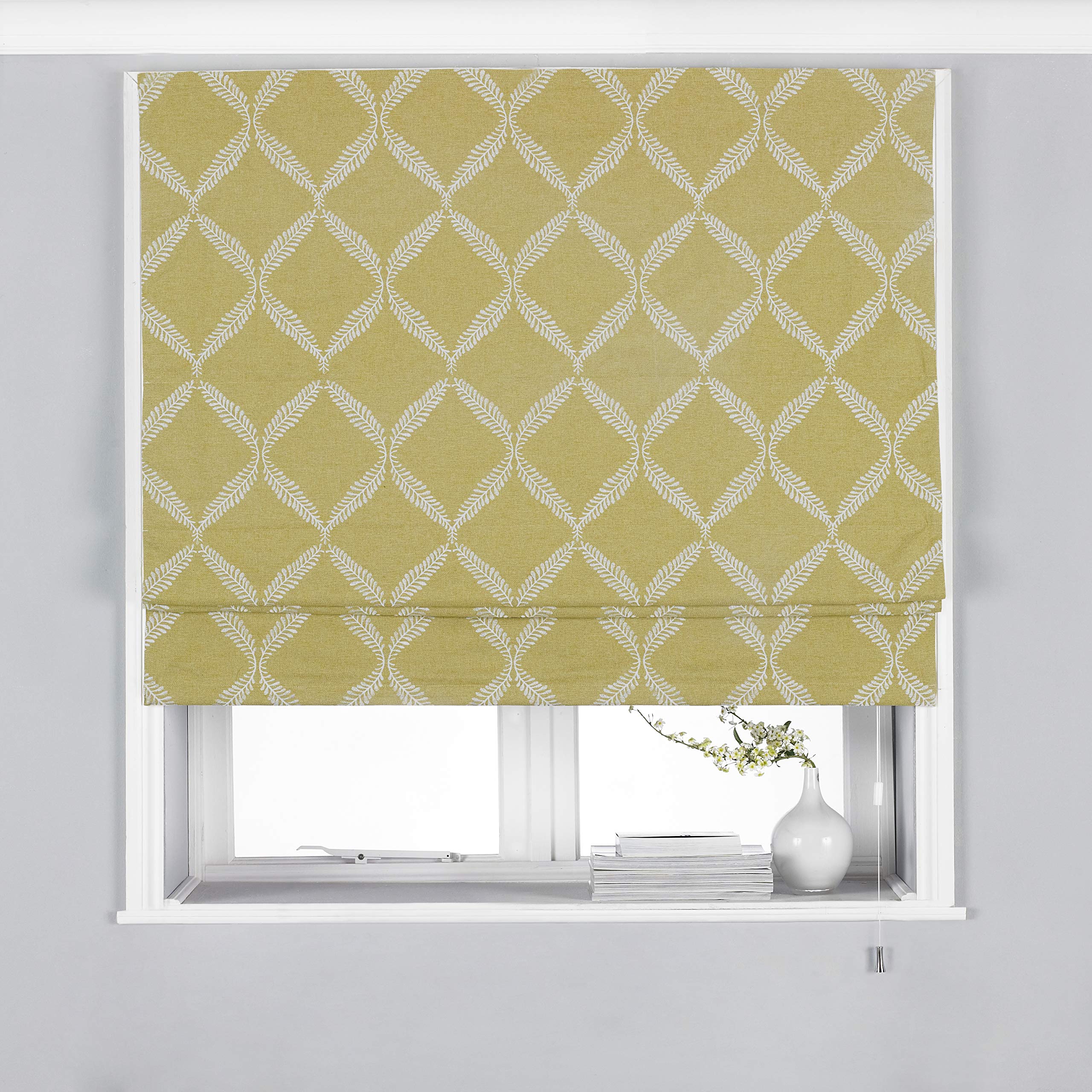 Paoletti Olivia Roman Blind, Citron, 91 x 137cm