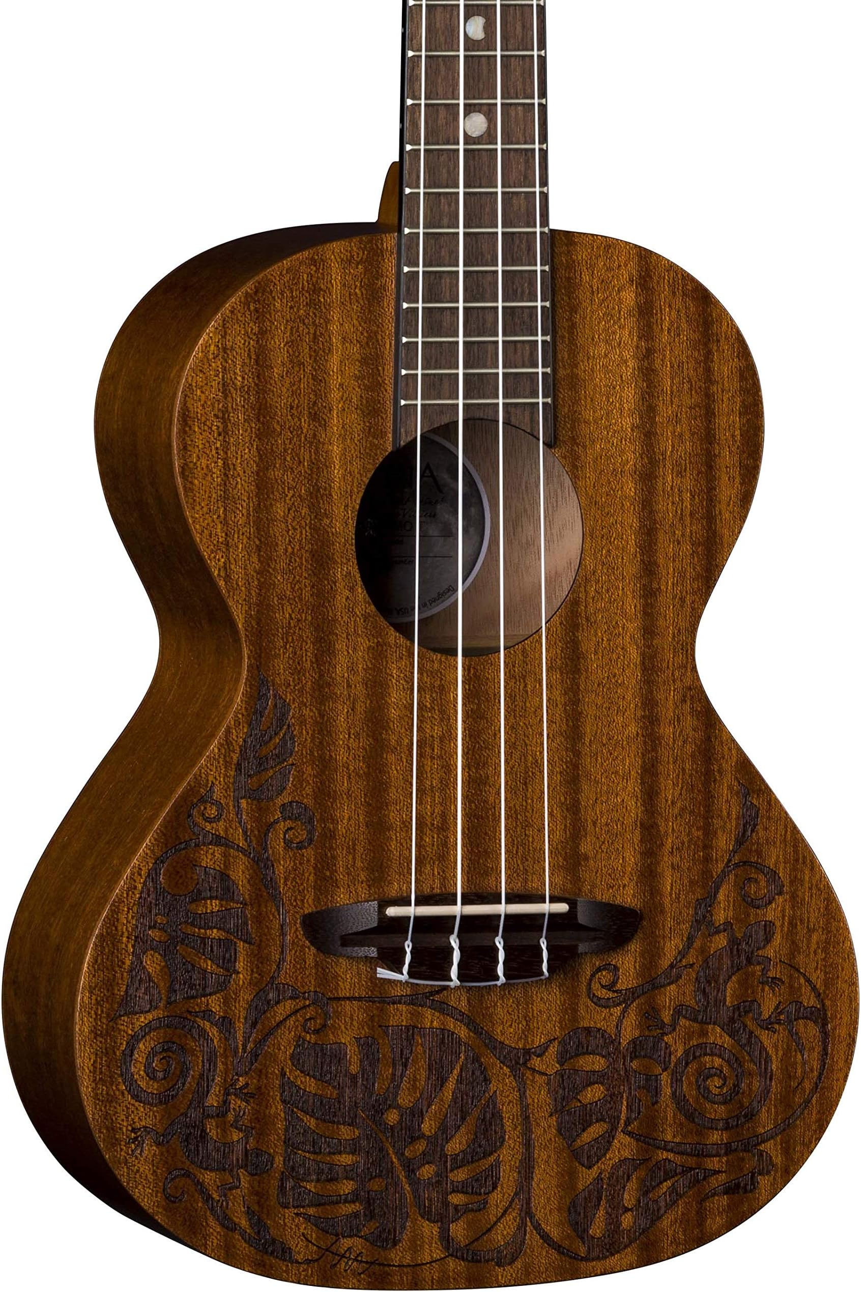 LUNALizard Mahogany Tenor Ukulele Package