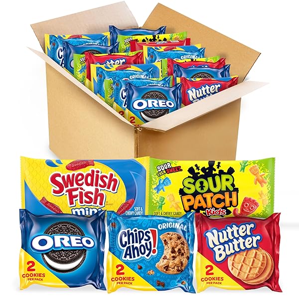 OREO, CHIPS AHOY!, NUTTER BUTTER, SOUR PATCH KIDS...