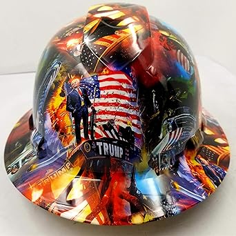 full brim custom hard hats