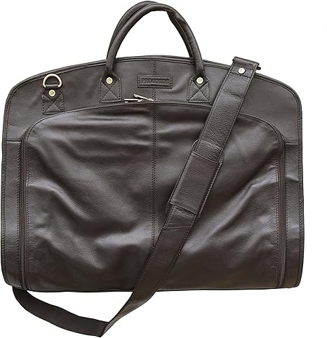 leather suit bags travel