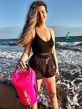 Ultra Dry Adventurer Swim Buoy Tow Float 28L Pink Dry Bag Phone Case view 7