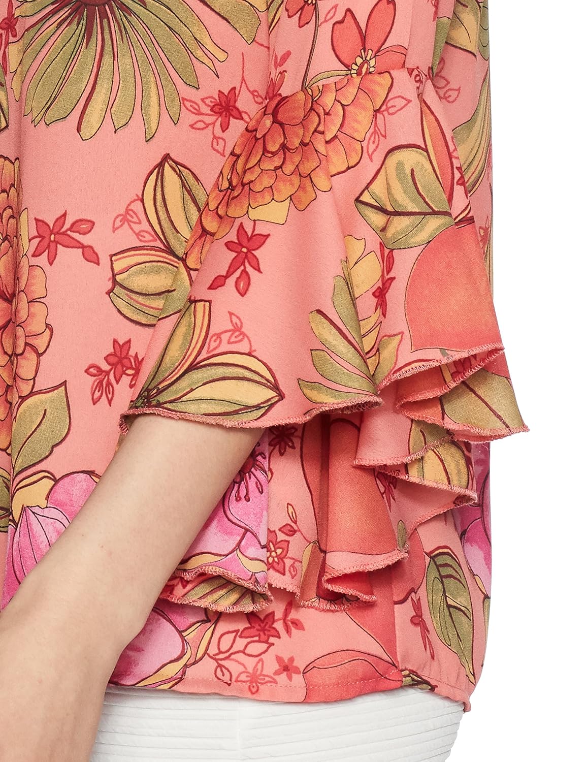 styleville.in women's floral regular fit top