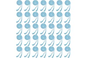 CONAGEL 35 Pieces Graduation Honor Cord Rayon Braided Cords Yard Honor Cord with Tassels Bulk for Bachelor Gown Decoration Graduates Photography (Sky Blue)
