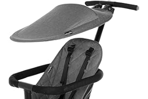 Dream On Me Coast Rider Stroller Canopy for Dream On Me Coast Rider Stroller, Grey
