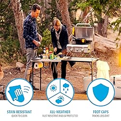Lifetime Folding Tailgate Table with Grill