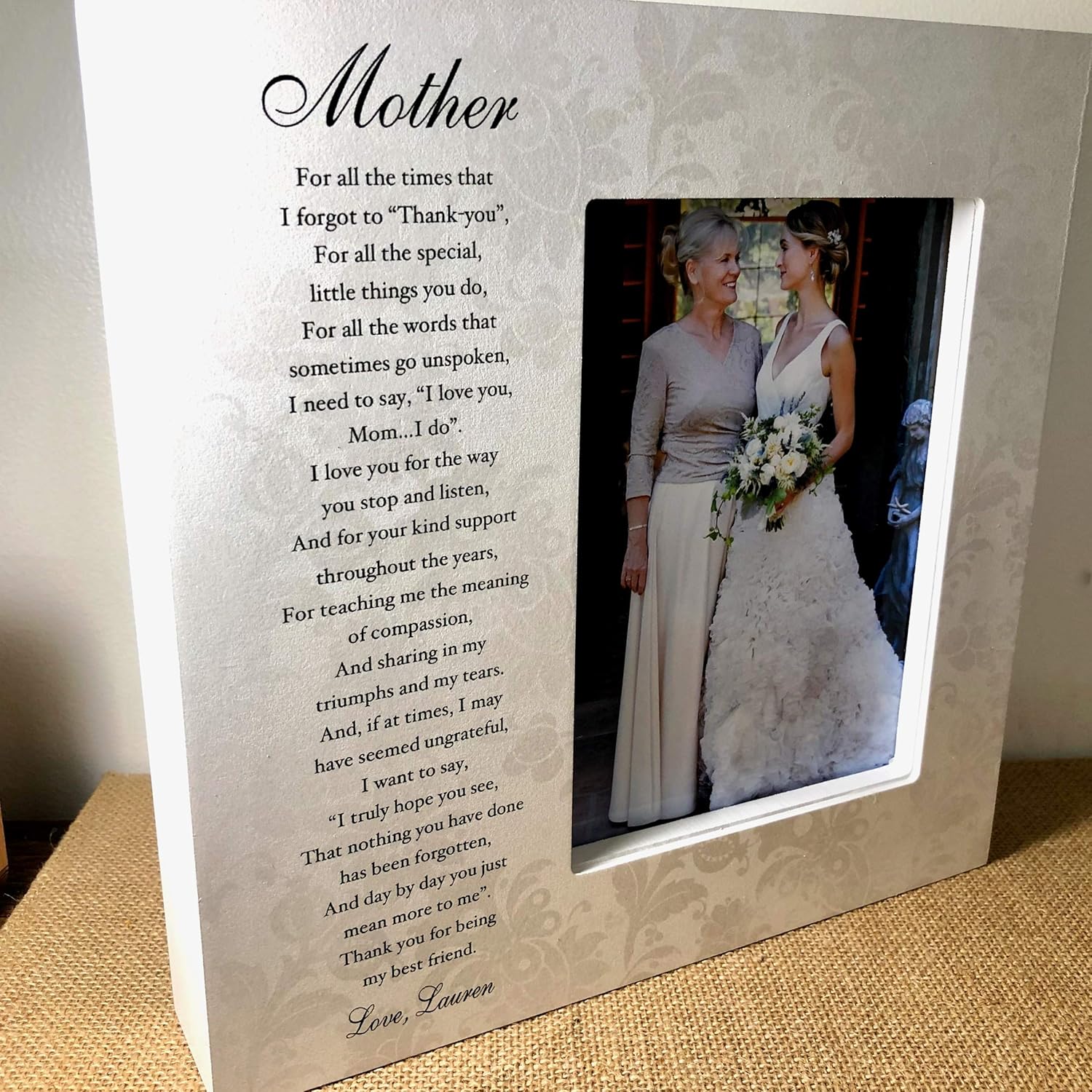 mother of the bride thank you