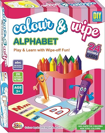 Ekta Colour & Wipe Alphabet Play and Learn