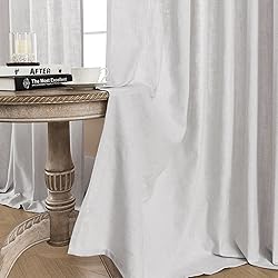 Joydeco Linen Curtains for Living Room,Light