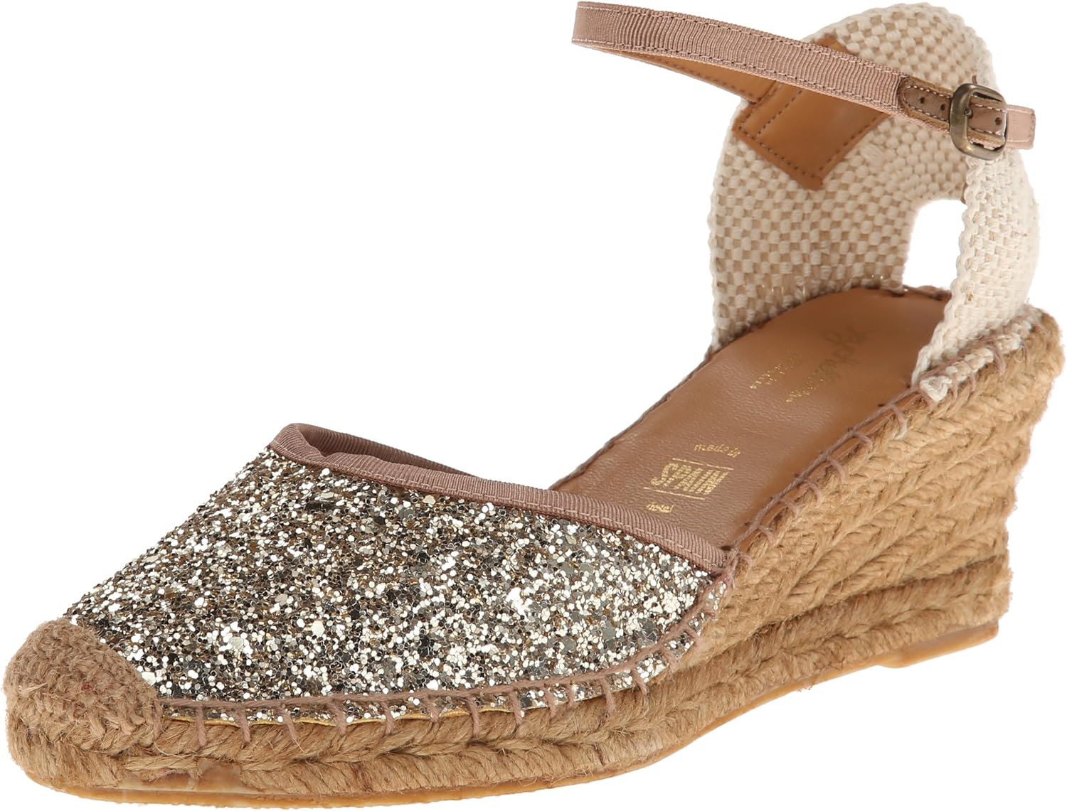 glitter espadrilles sandals