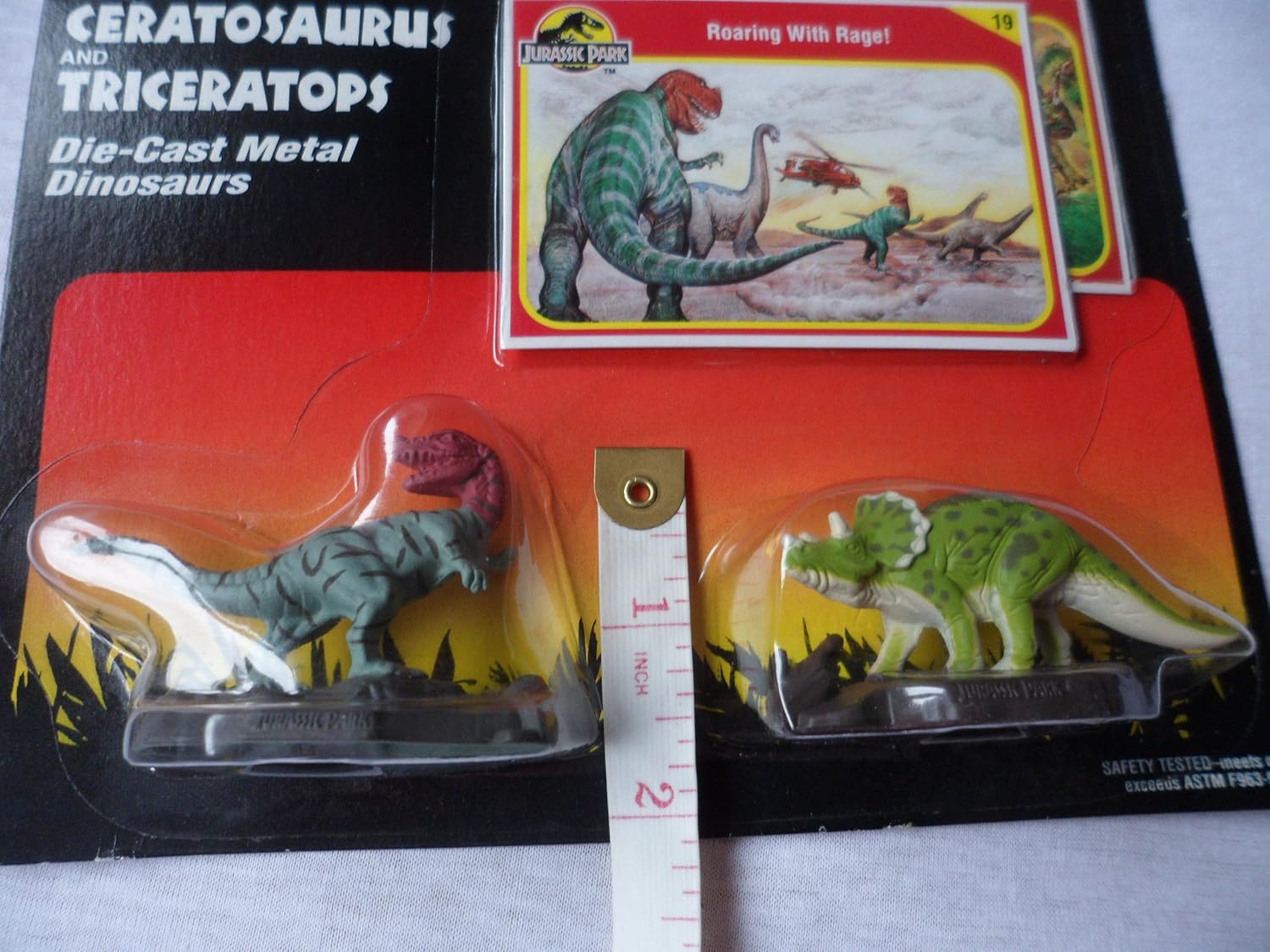 jurassic park diecast metal dinosaurs