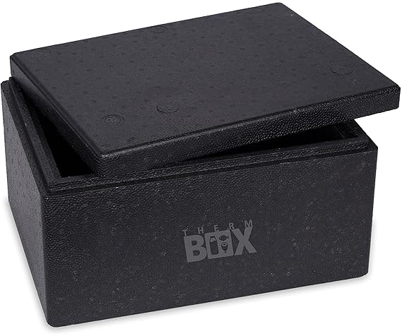 Profibox M 40,0x30,0x21,0cm, Wand: 3,0cm, V=12,24 Liter, Wiederverwendbar Isolierbox Thermobox Kühlbox Warmhaltebox Pizzabox 