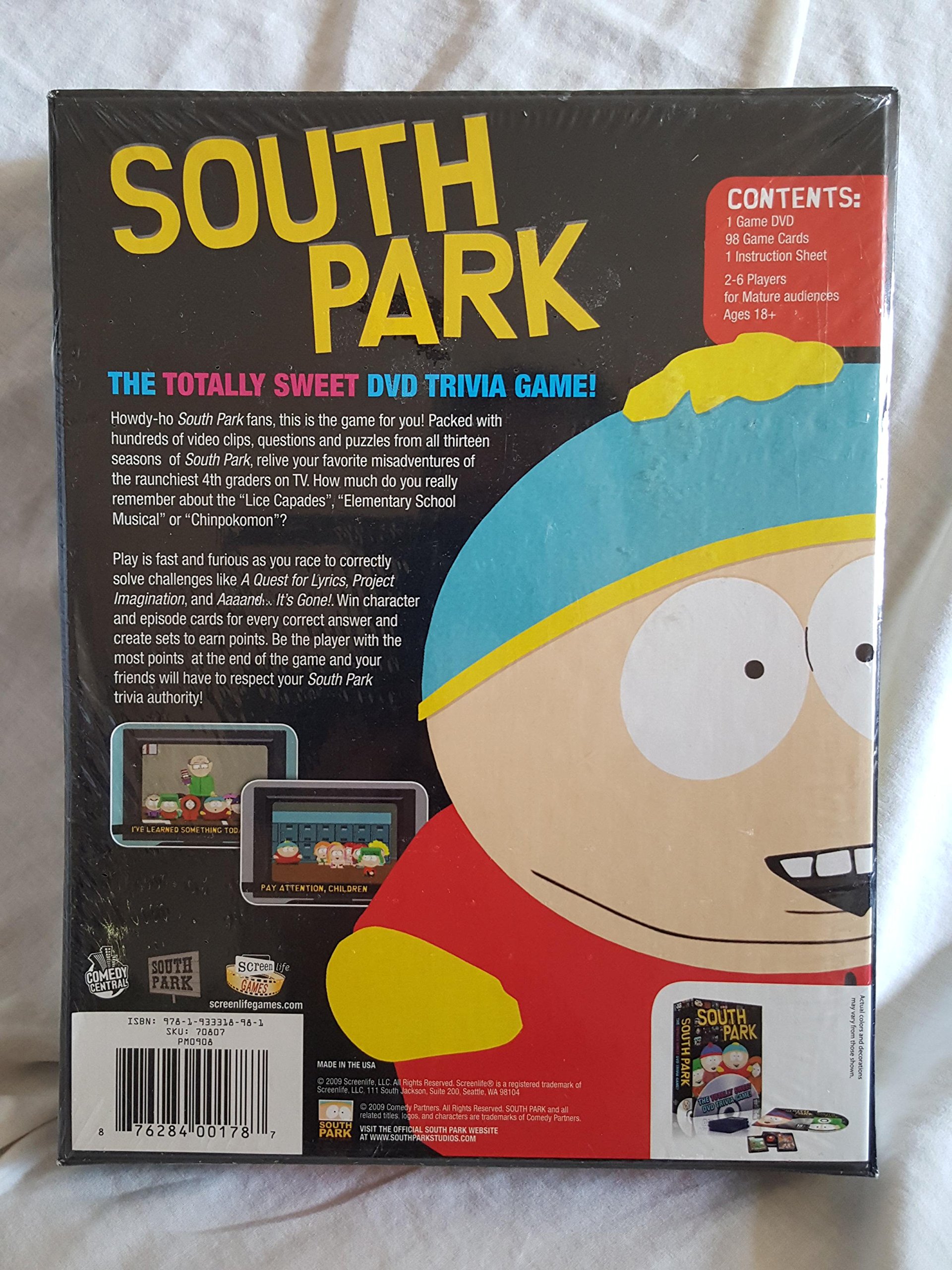 South Park - The Totally Sweet DVD Trivia Game