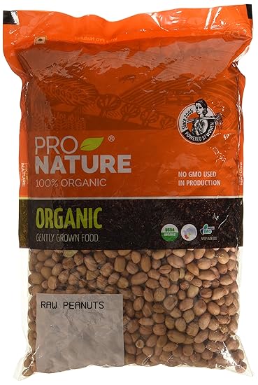 Pro Nature 100% Organic Raw Peanuts, 1kg