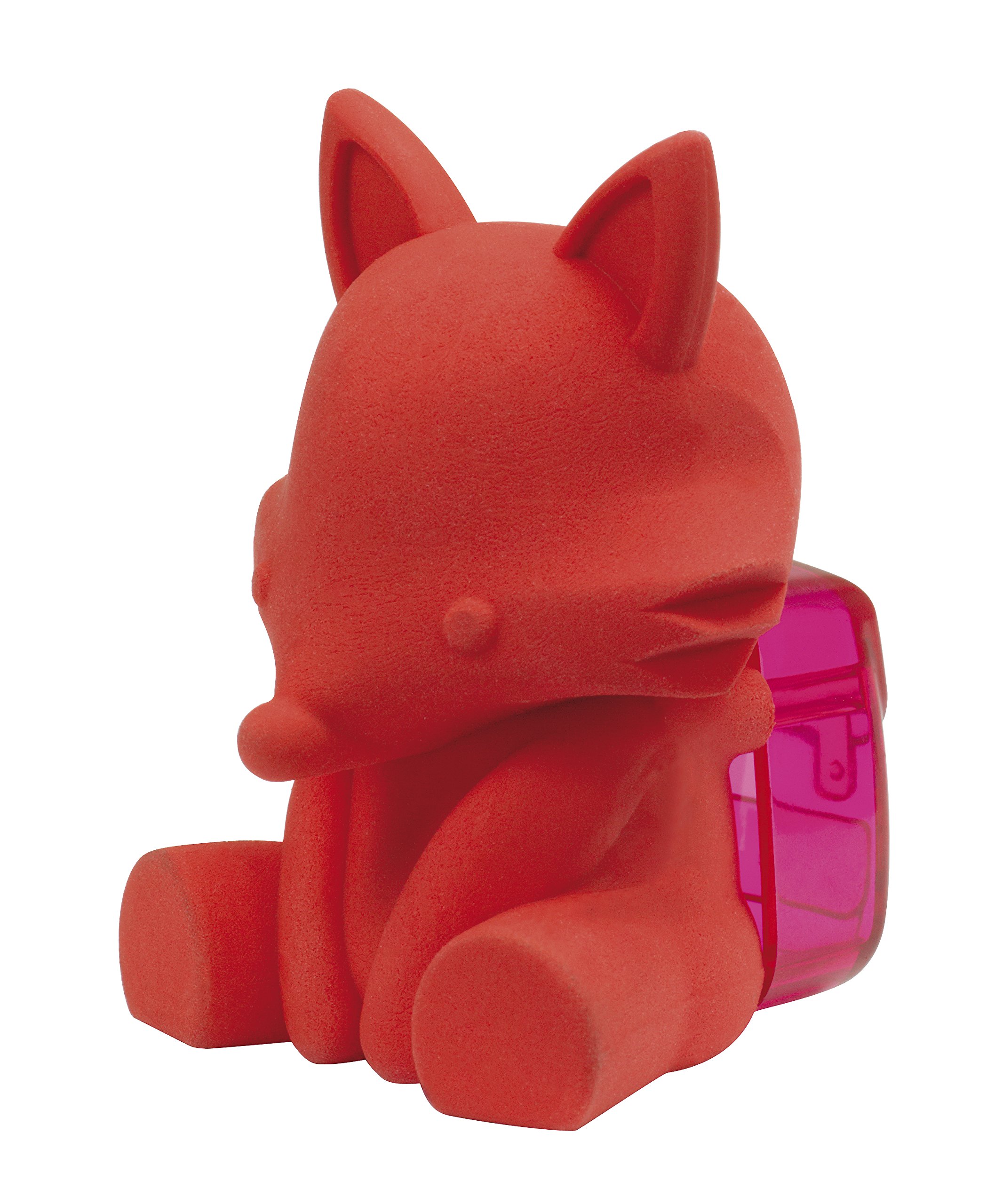 Westcott 66061 00 Rubber 3D with Pencil Sharpener for Pencil Diameter 8 mm Assorted Colours