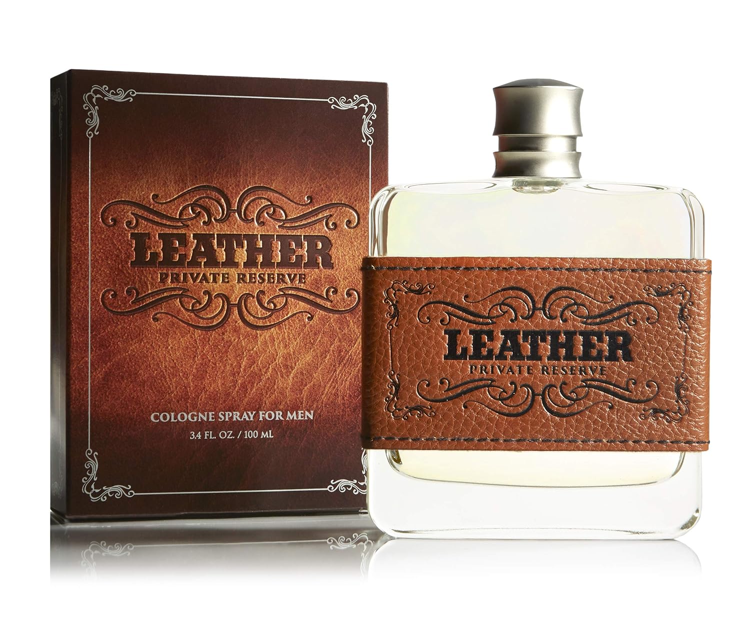 gold leather cologne