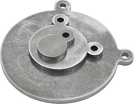 Lakeland Steel Ltd 10mm Hardox 500 Ar500 Metal Shooting Gun Target Gong Shotgun Rifle Double Hole Amazon Co Uk Sports Outdoors