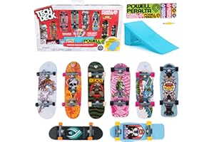 Tech Deck, Powell Peralta Legends SK8Shop Bonus Pack with Ramp, Collectible and Customizable Mini Skateboards, Kids Toys for Ages 6 and up