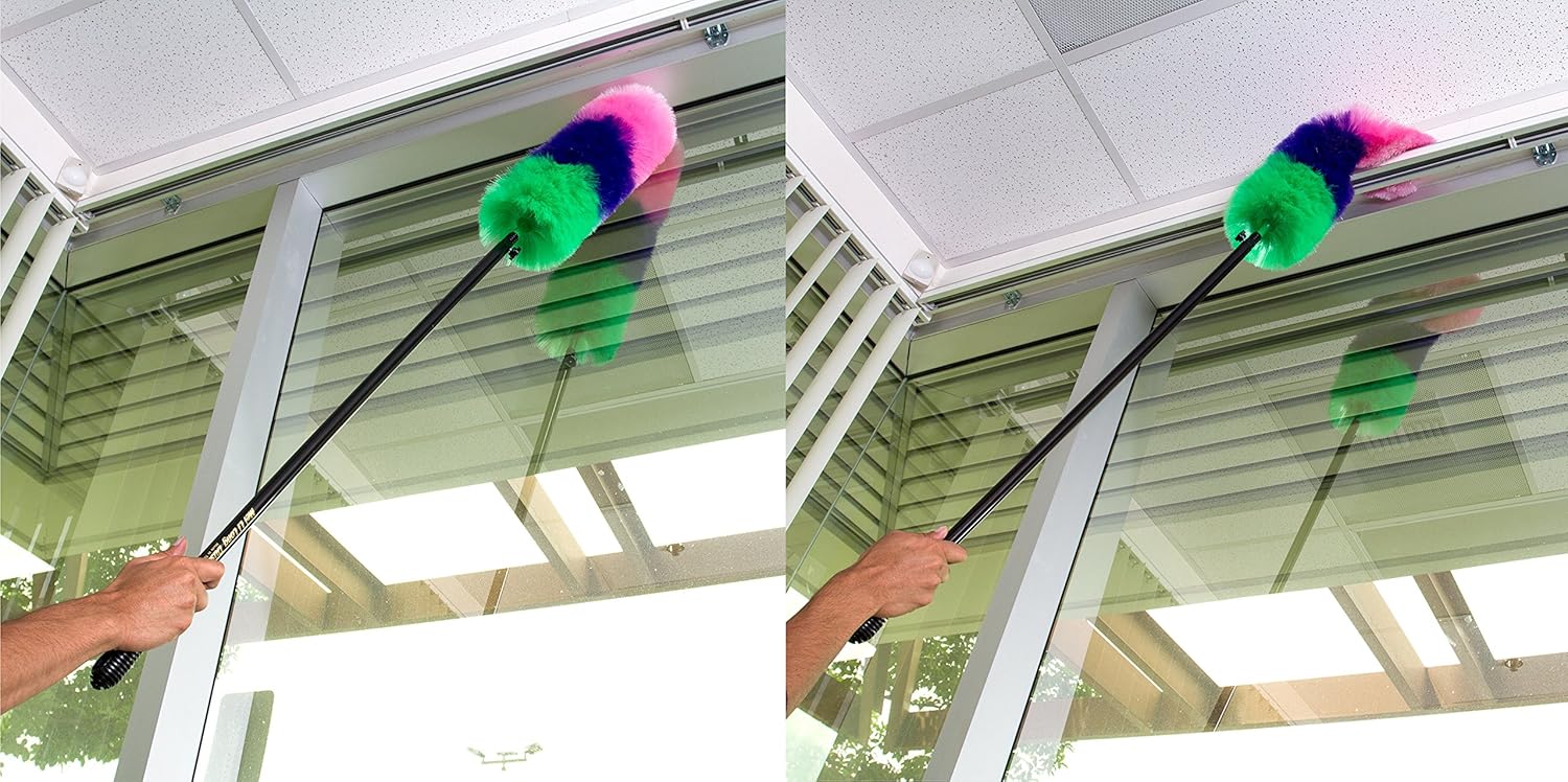Static Duster 27" Large Electrostatic Duster with Bonus 35" Extension