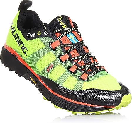 Salming Men Trail 5 Men Running Shoes Trail Running Shoe Lemon Black 7 5 Amazon Co Uk Sports Outdoors
