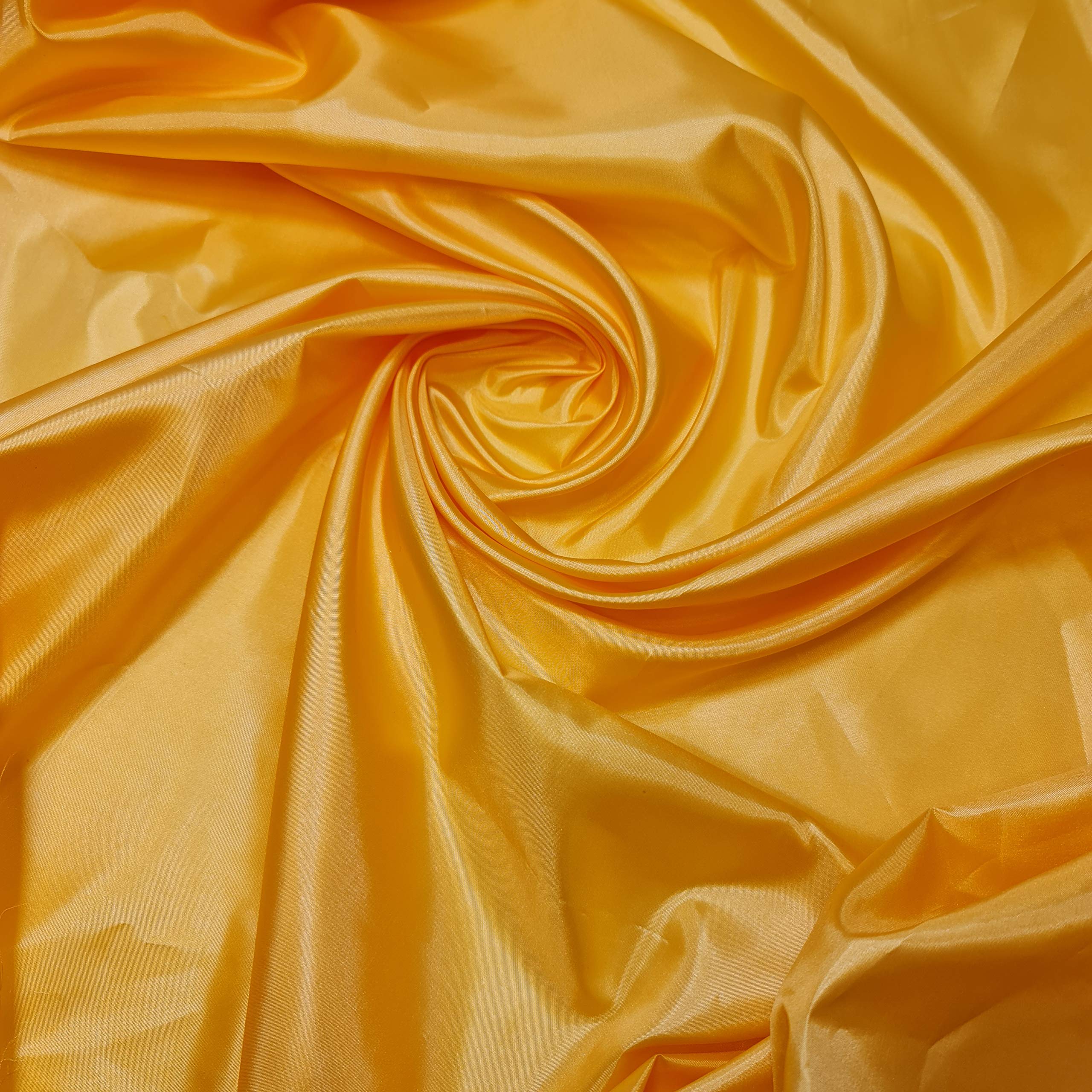 Habotai Dress Skirt Jacket Anti Static Lining Decor Fabric 150cm STH Available in 45 Colours (Sunset Orange, 2 Meter)