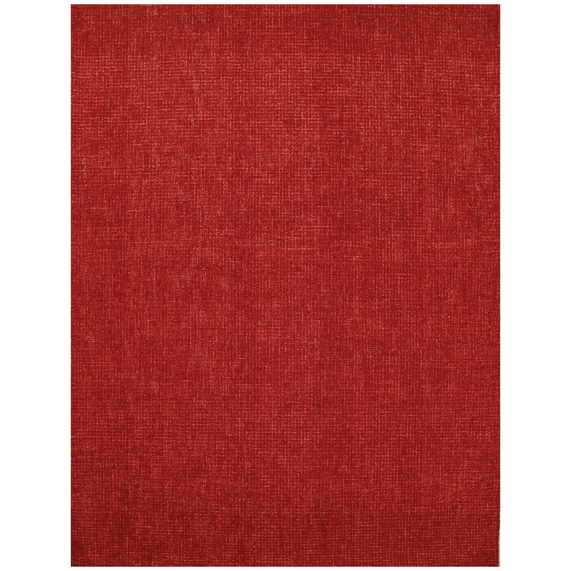 Hand Knotted Static Design Wool 8x10 Traditional Flatweave Area Rug for Living Room, Bedroom, Kitchen, Dining Room, 7'6" x 9'10", Dark Red Image