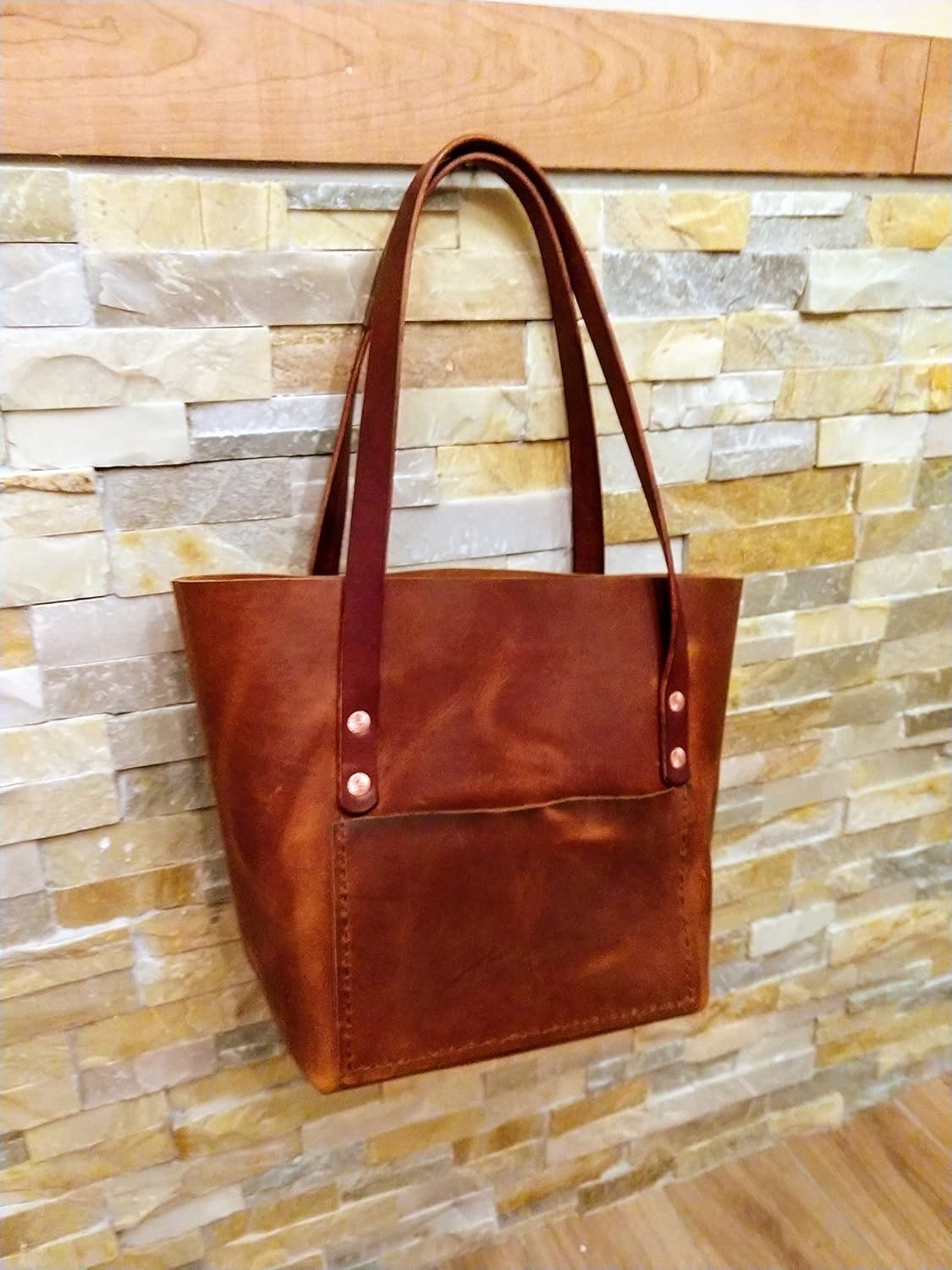 tan tote purse