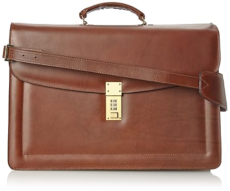Jack Georges Brown Brief Case