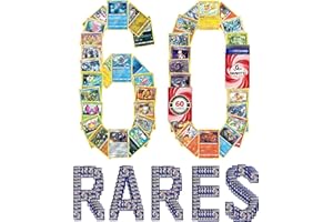 60x Rares Power Box | 60 Rare Cards | for Pokemon Collectors | Powerful & Fun Cards | 100% Authentic Cards | Oops! All Rares! | Bundled w/GRAVITY BOOSTERS Deck Box