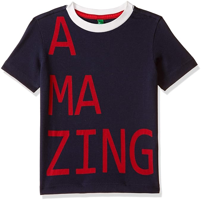 Boys Regular Fit Plain T-Shirt