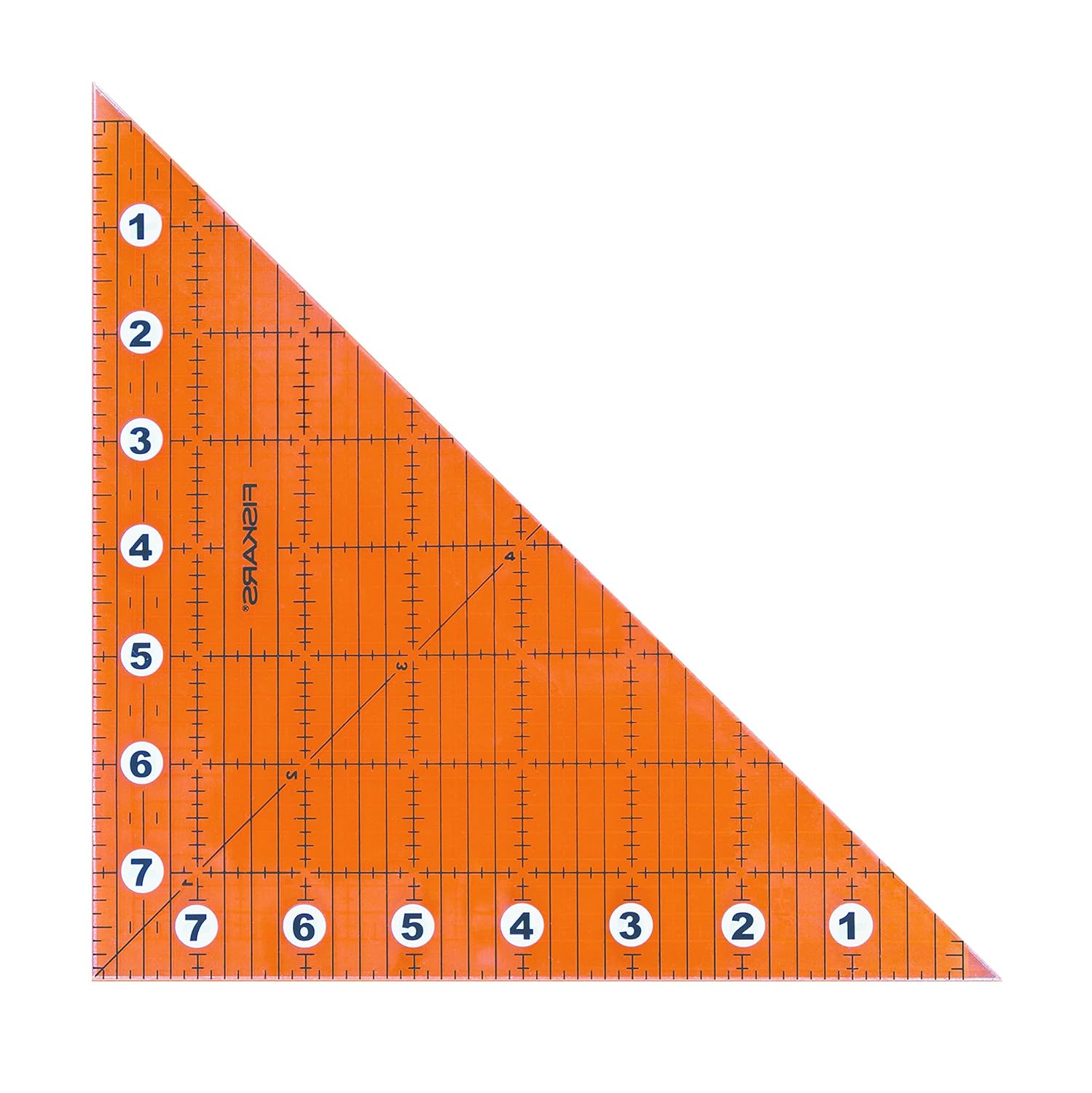 Fiskars Ruler Acrylic Folding Square, Clear, 8 x 8-Inch