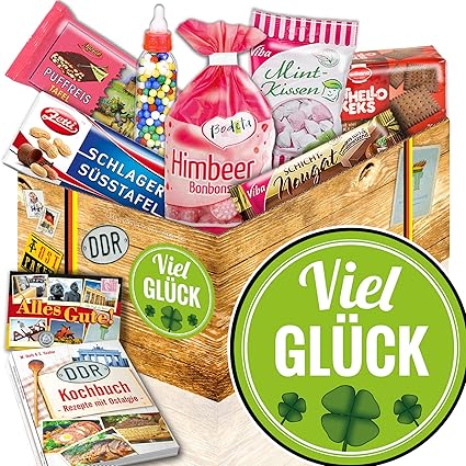 Viel Gluck Susse Ddr Deschenke Geschenk Prufung Amazon De Lebensmittel Getranke