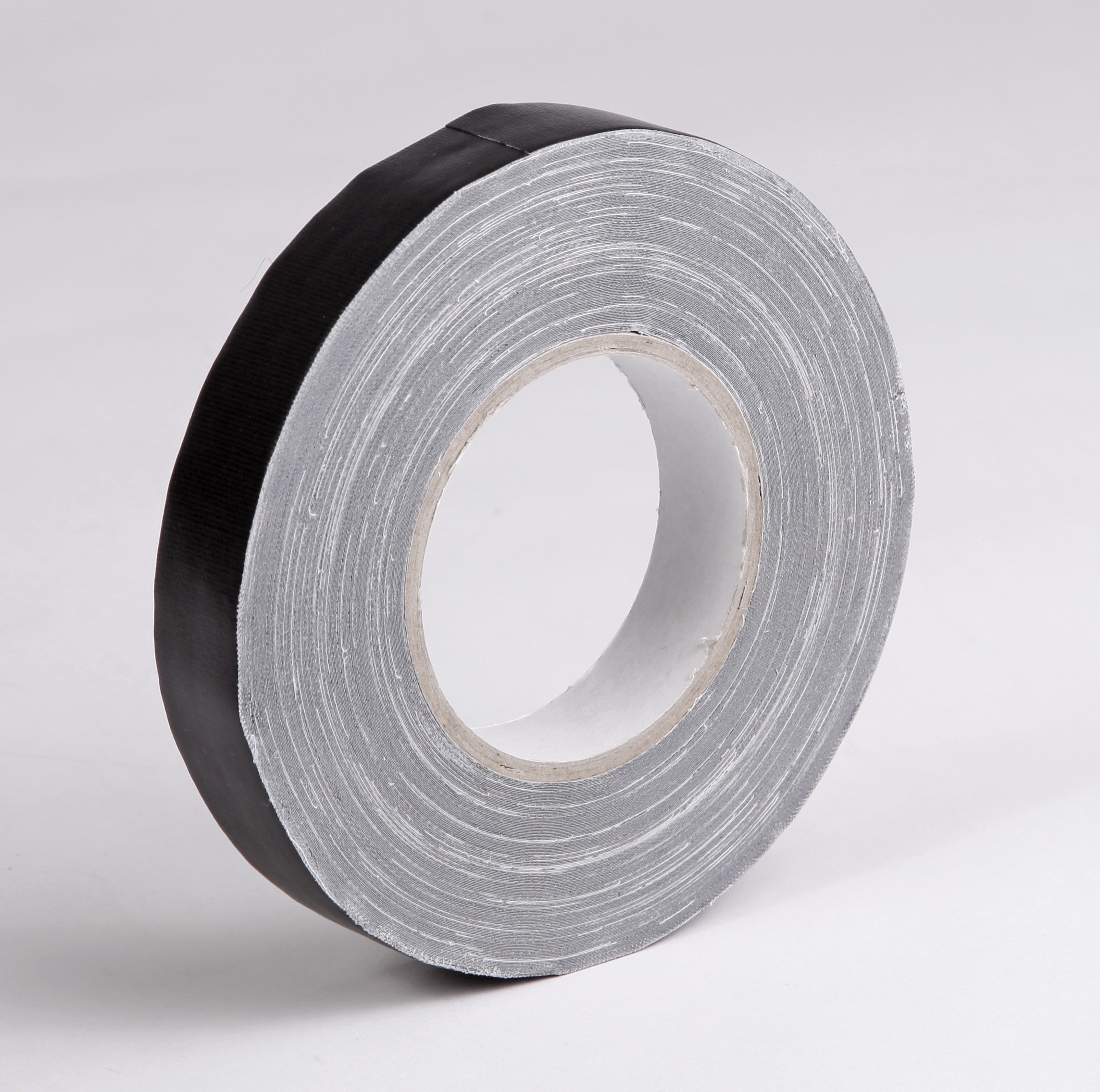 Clairefontaine - Ref 97036C - Banded Fibre Tape (Single Roll) - 25mm x 50m Size, 280 Microns Thick - Suitable for Covering Nails on Canvas Boards - Black