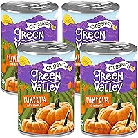 Green Valley Organics Pumpkin | Certified Organic | 100% Dickinson Variety | Sweet Earthy Delicious | Firm & Smooth | Vibrant