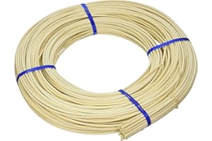 Commonwealth Basket Round Reed #5 3-1/4mm 1-Pound Coil, Approximately 360-Feet