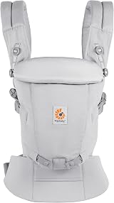 Ergobaby Adapt Carrier SoftTouch Cotton Pearl Grey 3 Positions view 1