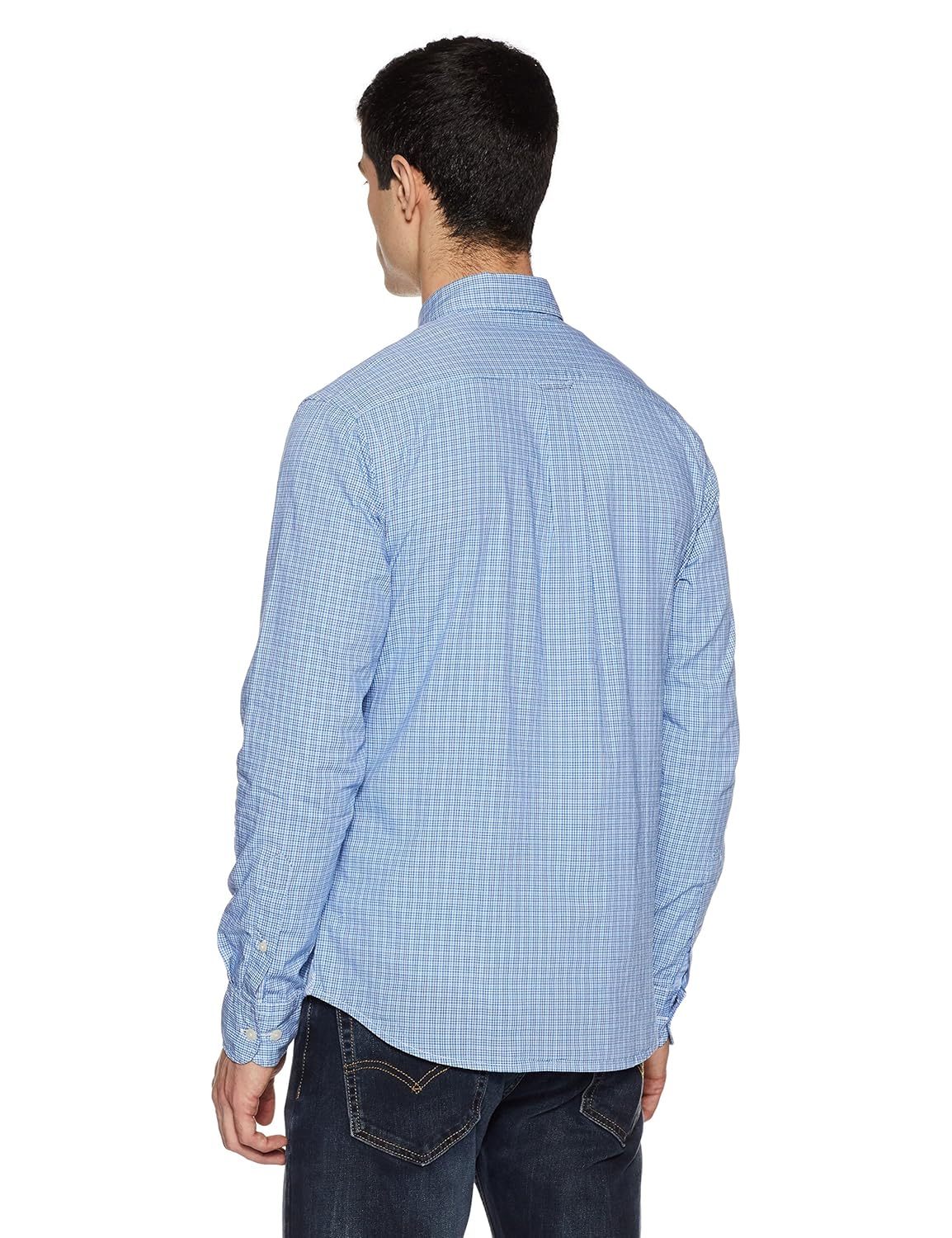 us polo association men's checkered regular fit casual shirt