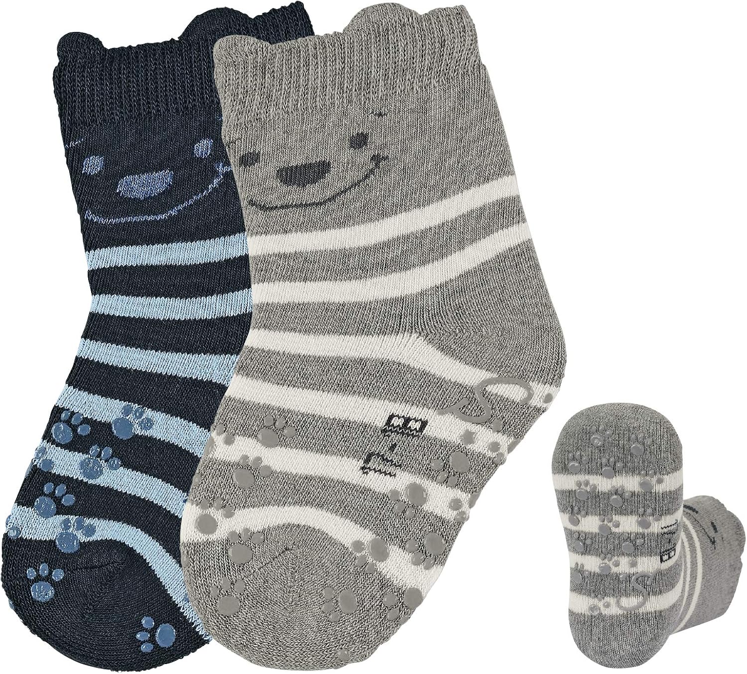 Sterntaler Baby Boys Abs-krabbelsöckchen Dp Bär Chaussettes, Bleu (marine 300), 22 Calf Socks Not Applicable - Image 4