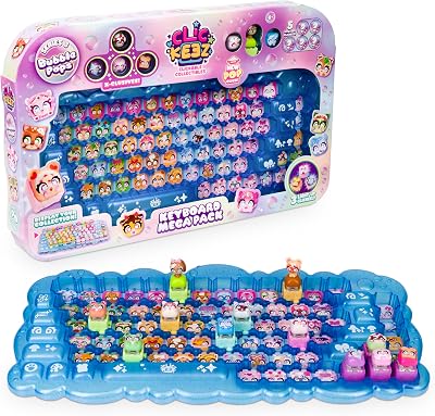 Clickeez Keyboard Mega Pack Series 3 Case and 12 Characters