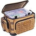 Plano Guide Series - Tackle Bag Durable Fishing tackle bag with moulded base, Tackle storage bags for anglers, For all your Fishing gear and tools, Dropzone magnetic top, Incl 6 StowAway boxes