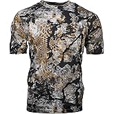 Kryptek Stalker Short Sleeve Men's Shirt - Premium Twill Cotton, 3D Camo, Ideal for Hunting, Fishing, Hiking, Relaxed Fit