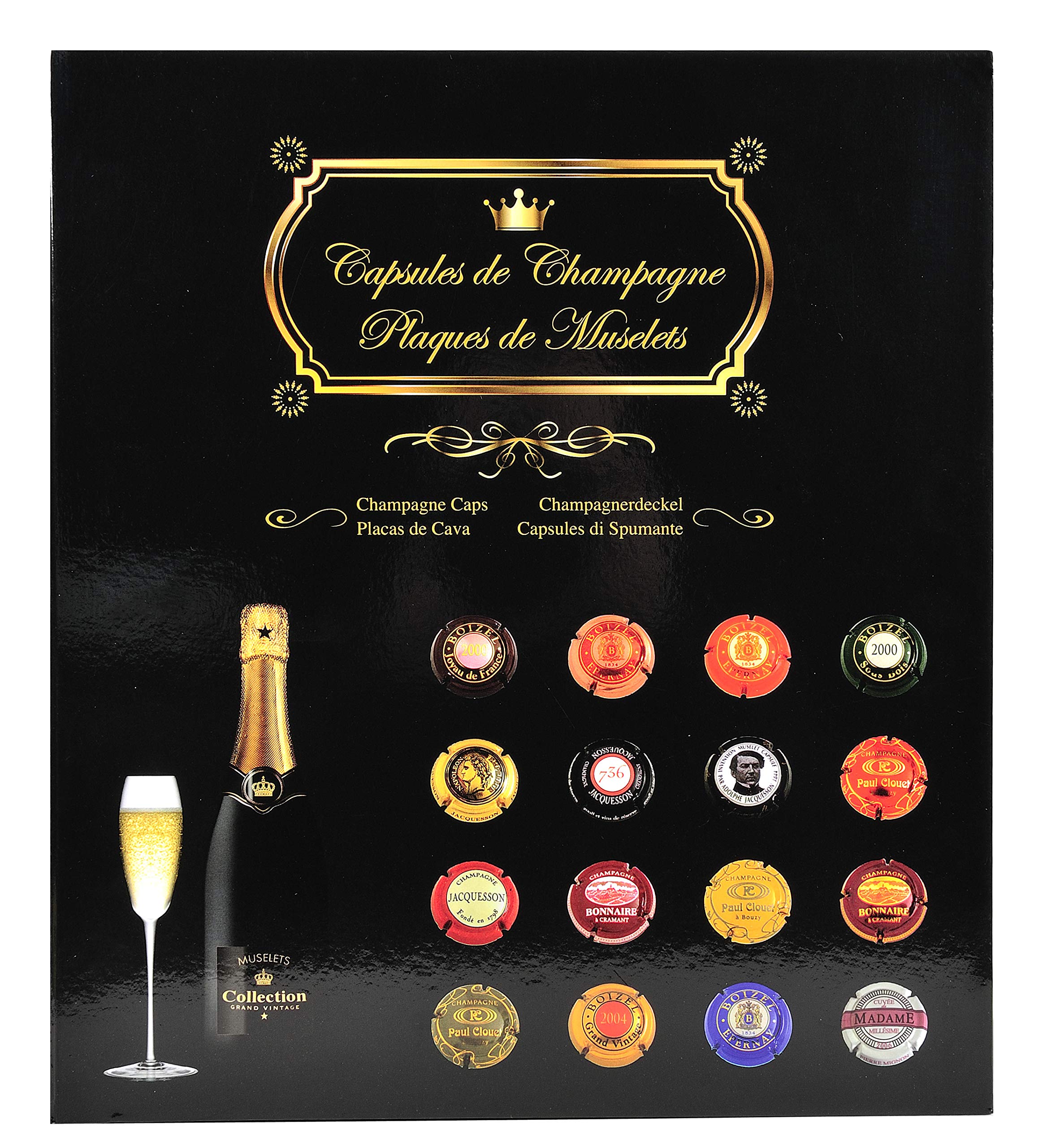 Exacompta Champagne Bottle Cap Collectors Album
