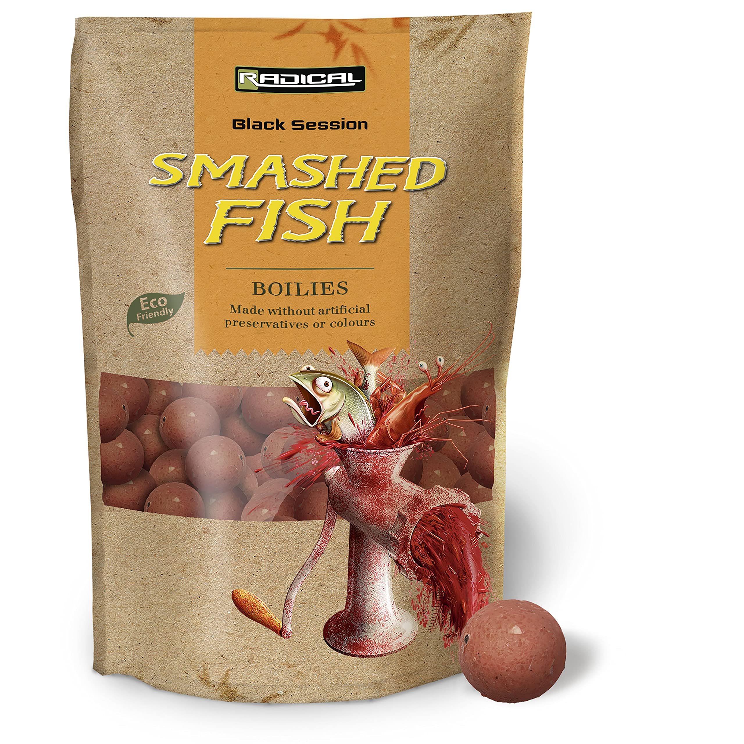 RADICAL Quality Smashed Fish Diameter 20 mm Boilies Fishing Lure Carp Fishing Accessories Red