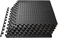 ProsourceFit Puzzle Exercise Mat, EVA Foam Interlocking Tiles, Protective Flooring for Gym Equipment and Cushion for Workouts