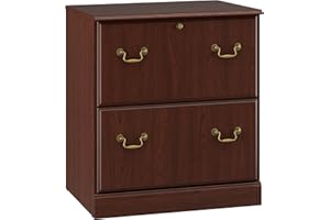 BUSH BUSINESS FURNITURE Bush Saratoga Lateral File Cabinet, Harvest Cherry (EX45654-03)