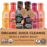 Karviva Juice Cleanse, 3 Day or 1 Day Reset, Detox &amp; Metabolism, 6 Pack | Green Coffee, Aronia &amp; Ashitaba &amp; Goji Blend, Sustained Energy with No Jitters, No Added Sugar, Caffeine-Light, Vegan