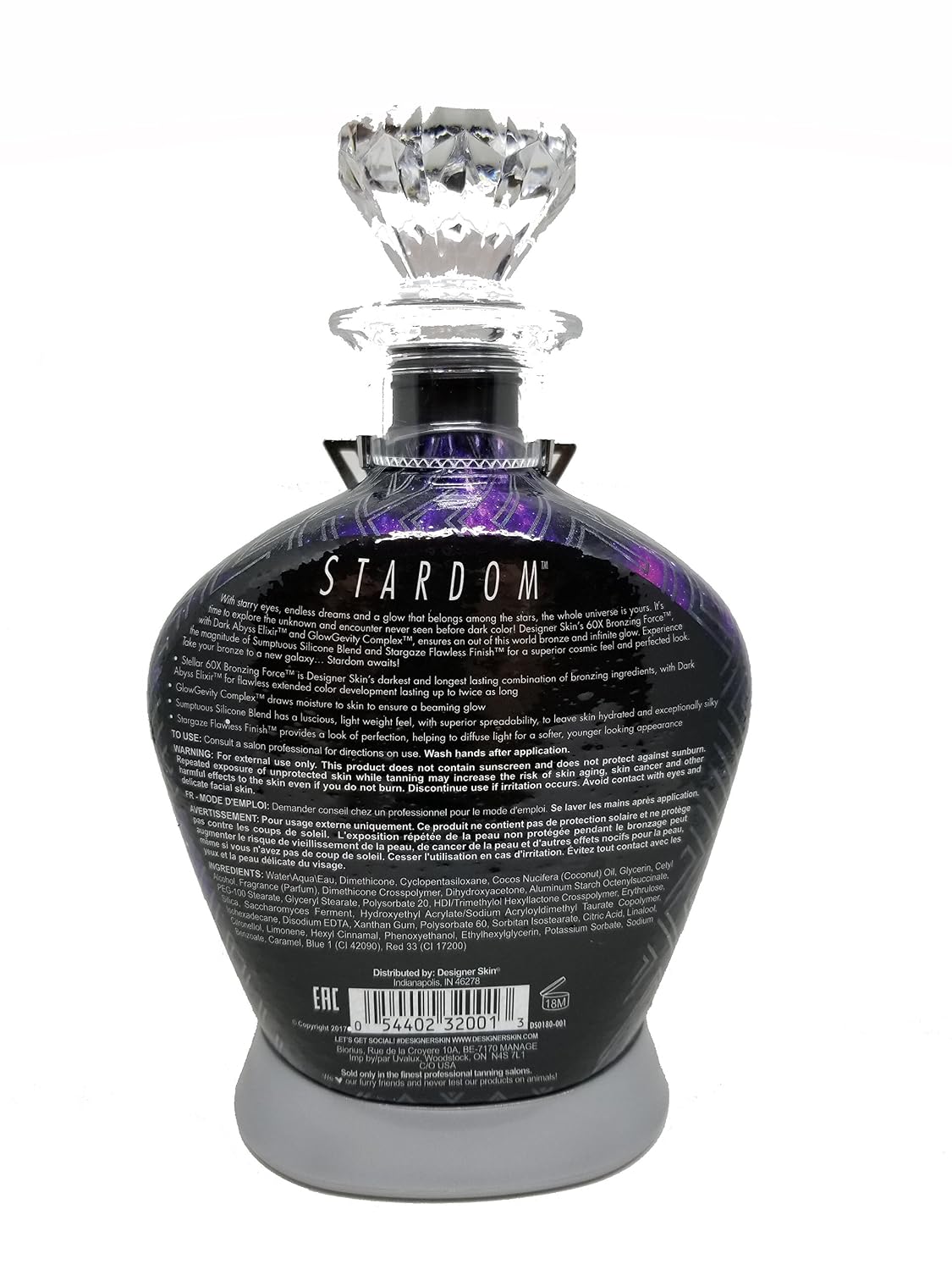 Designer Skin Stardom 60x Tanning Lotion