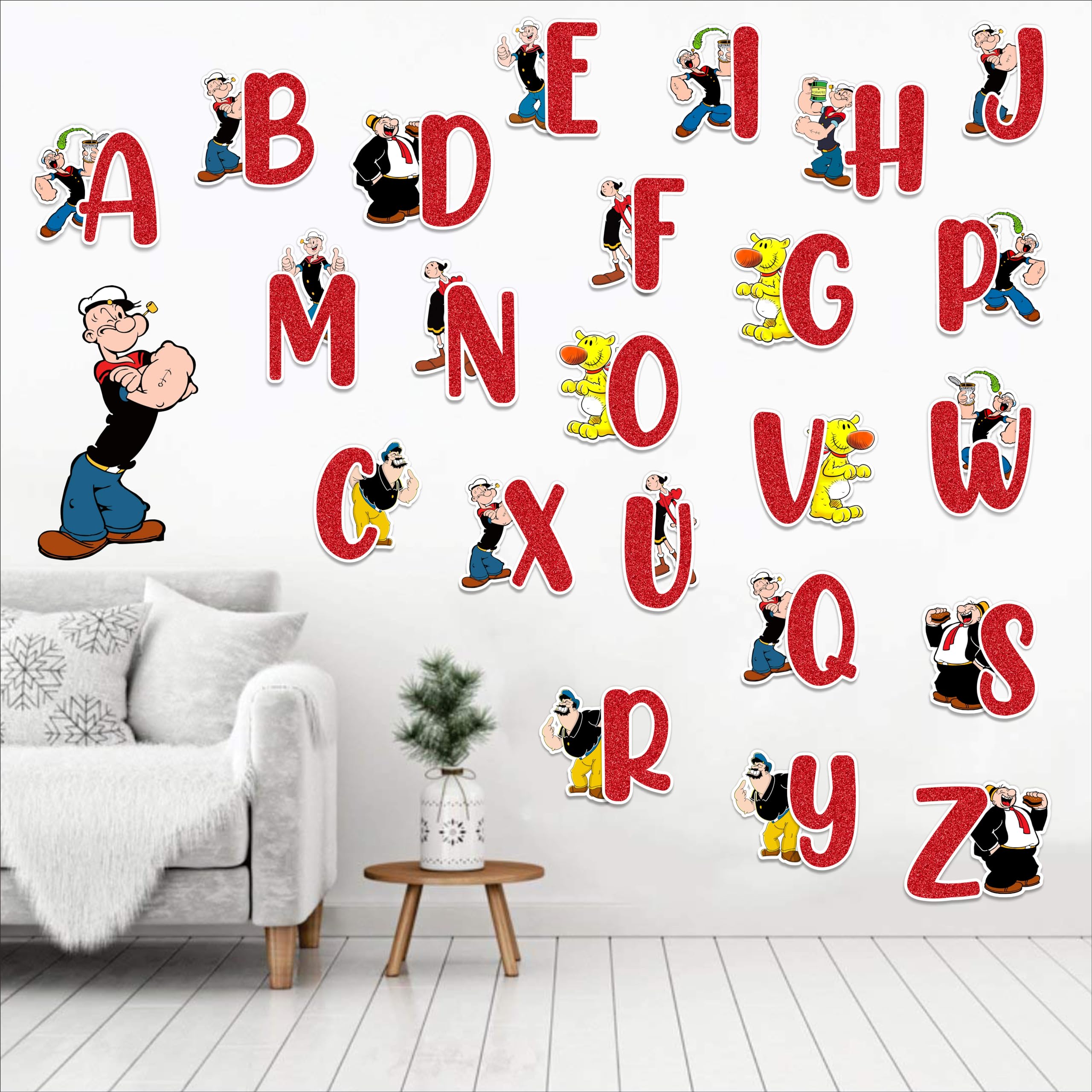 Seyal® Popye Alphabet Wall Sticker