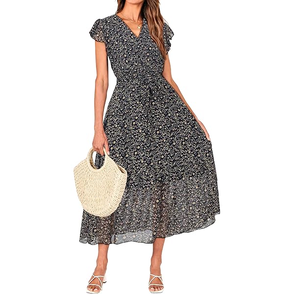 Robe Femme Signature By Robbie Bee - Taille XL, Noir Et Blanc à Volants, Neuve Avec étiquettes