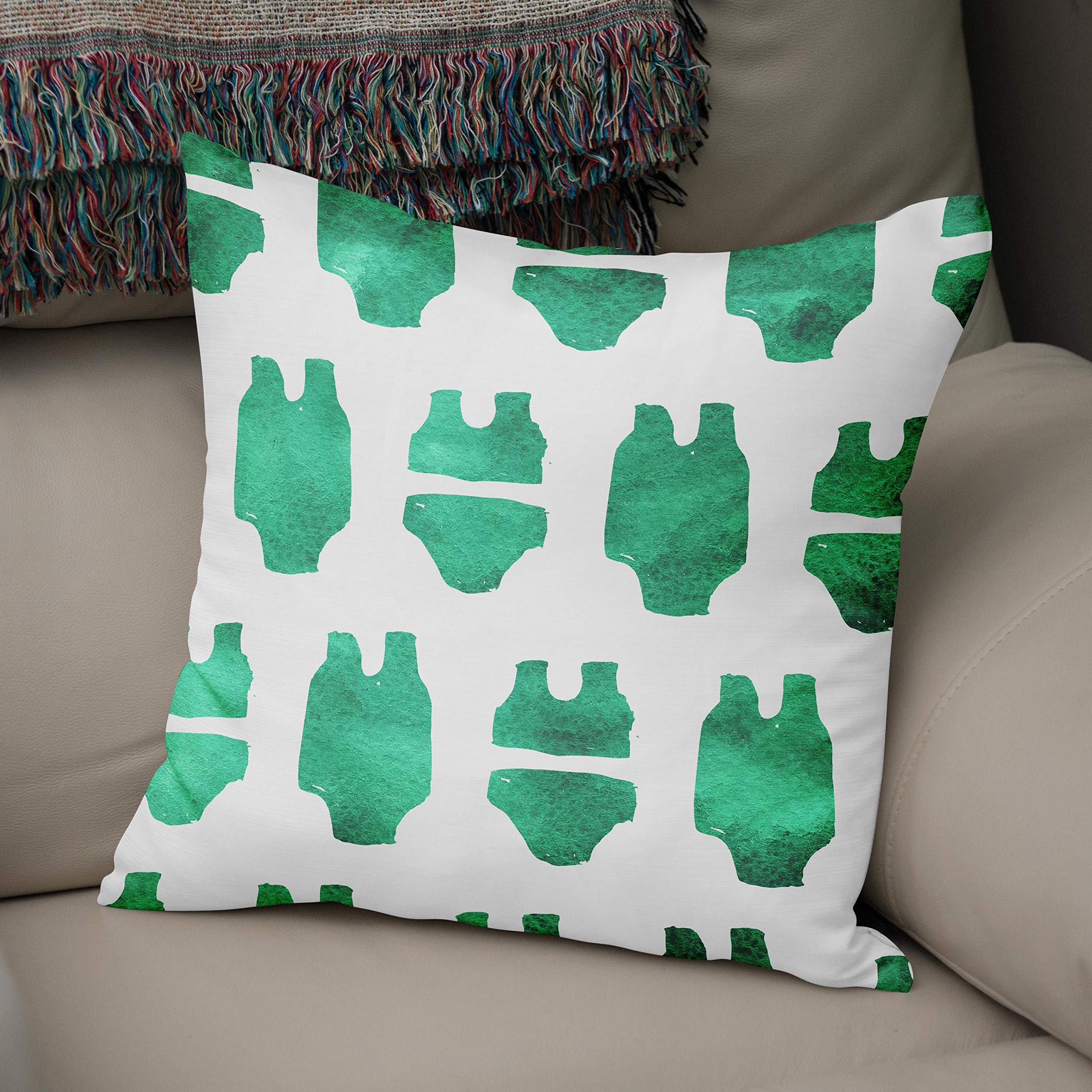 Bonamaison, Decorative Cushion Cover - 50% Cotton 50% Polyester - 43x43cm - Designed and Manufactured in Turkey